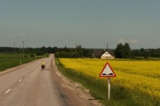 auf der Landstraße nach Tartu