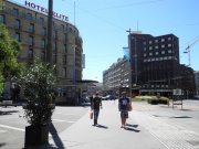 Biel: Guisanplatz mit Volkshaus und Hotel Elite