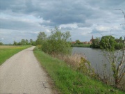 Blick auf Mörsach am Altmühlzuleiter
