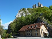 Neu-Falkenstein, mittelalterliche Talsperre an der Klus zwischen Mümliswil und Balsthal