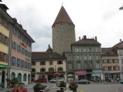 Bergfried des Schlosses in Bulle