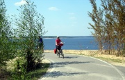 Radweg und Skaterstrecke am Partwitzer See