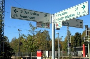 Anschluss Tour Brandenburg am Bahnhof Borkheide