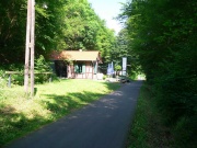 Biergarten am ehemaligen Haltepunkt Frischborn