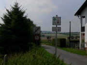 Vorläufiges Ausbauende des Vulkanradweges in Höchst