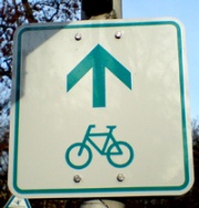 Auch Wegweisung Havel-Radweg in Berlin