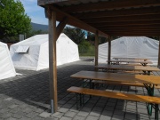 Gedeckter Sitzplatz
