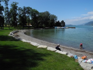 Badestrand und Liegewiese